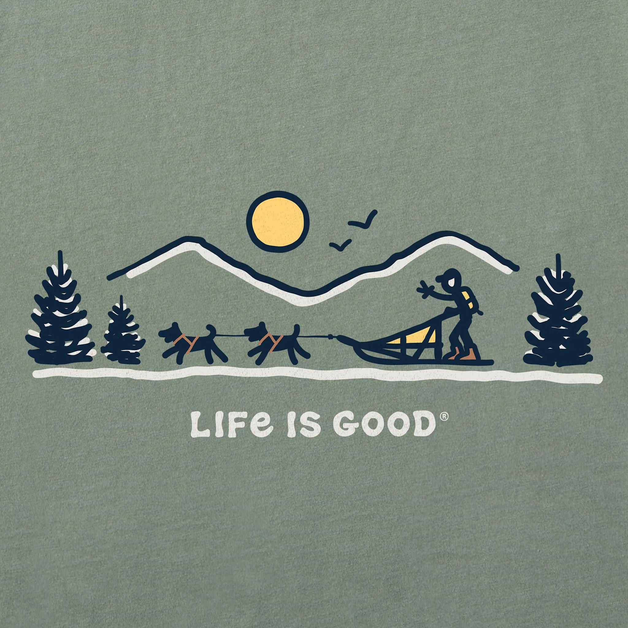 Women's Dogsled Vista Long Sleeve Crusher Tee Life is Good
