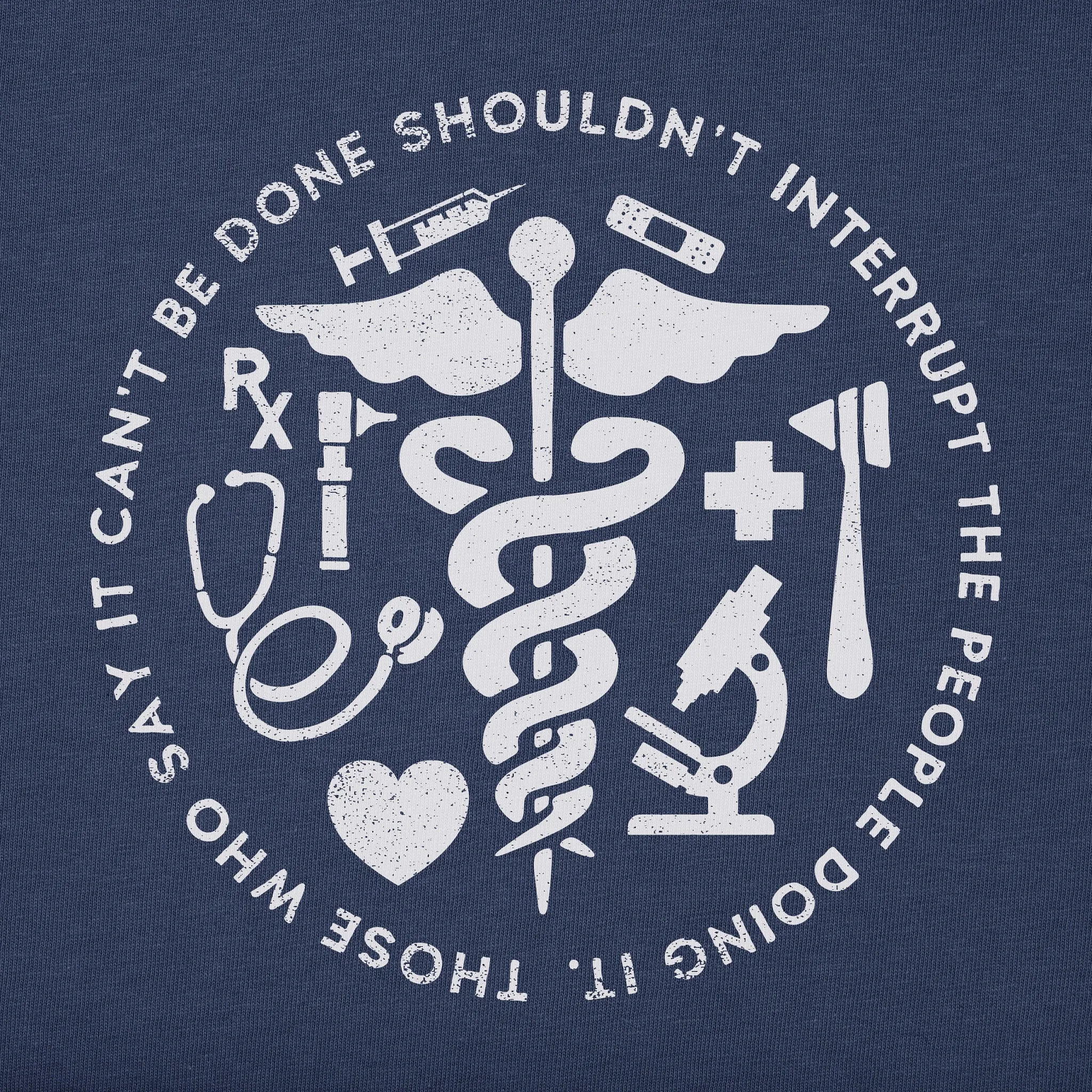 Women's Don't Interrupt The Experts Short Sleeve Crusher Tee Life is Good