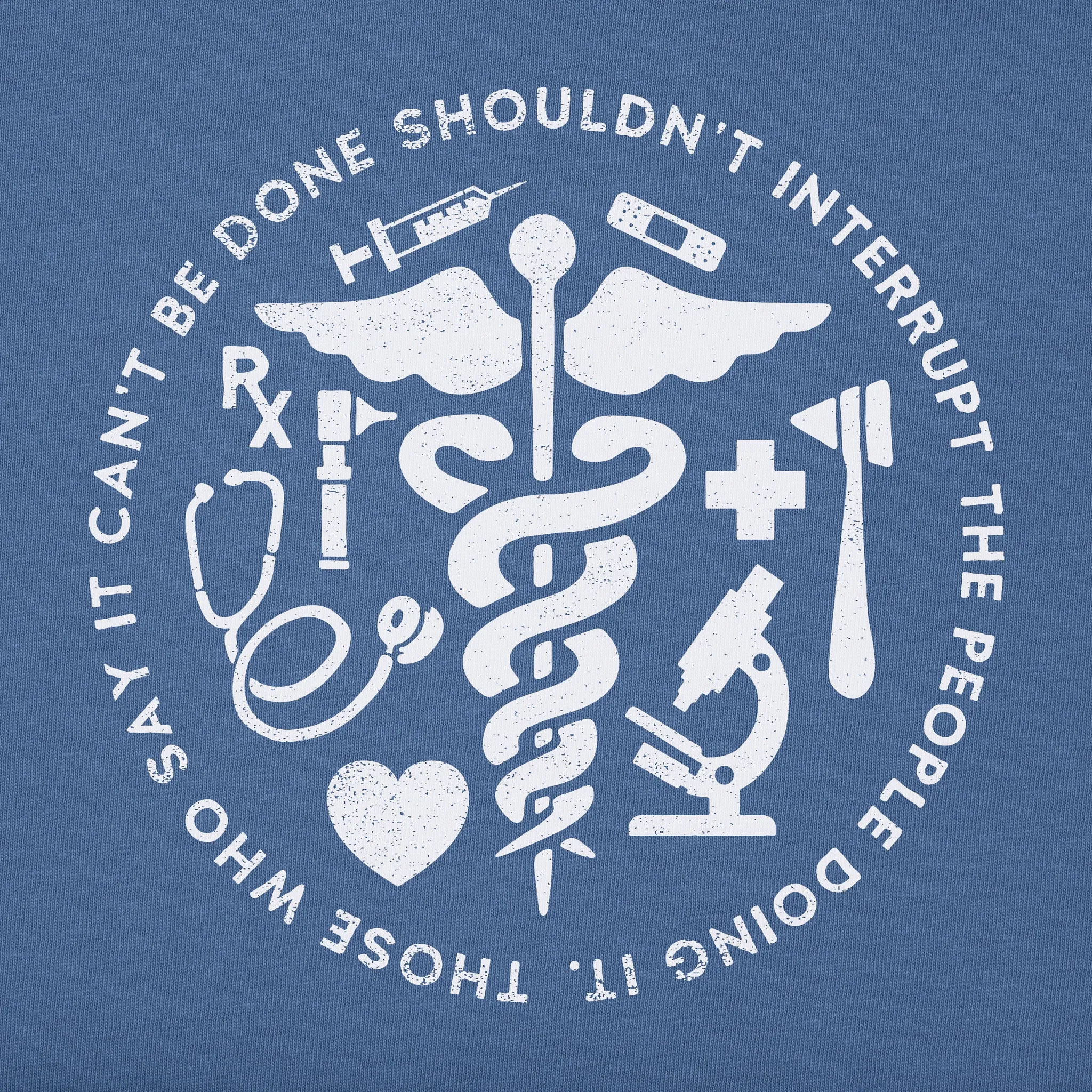 Women's Don't Interrupt The Experts Short Sleeve Crusher Tee Life is Good