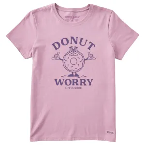 Women's Donut Worry Short Sleeve Tee Life is Good