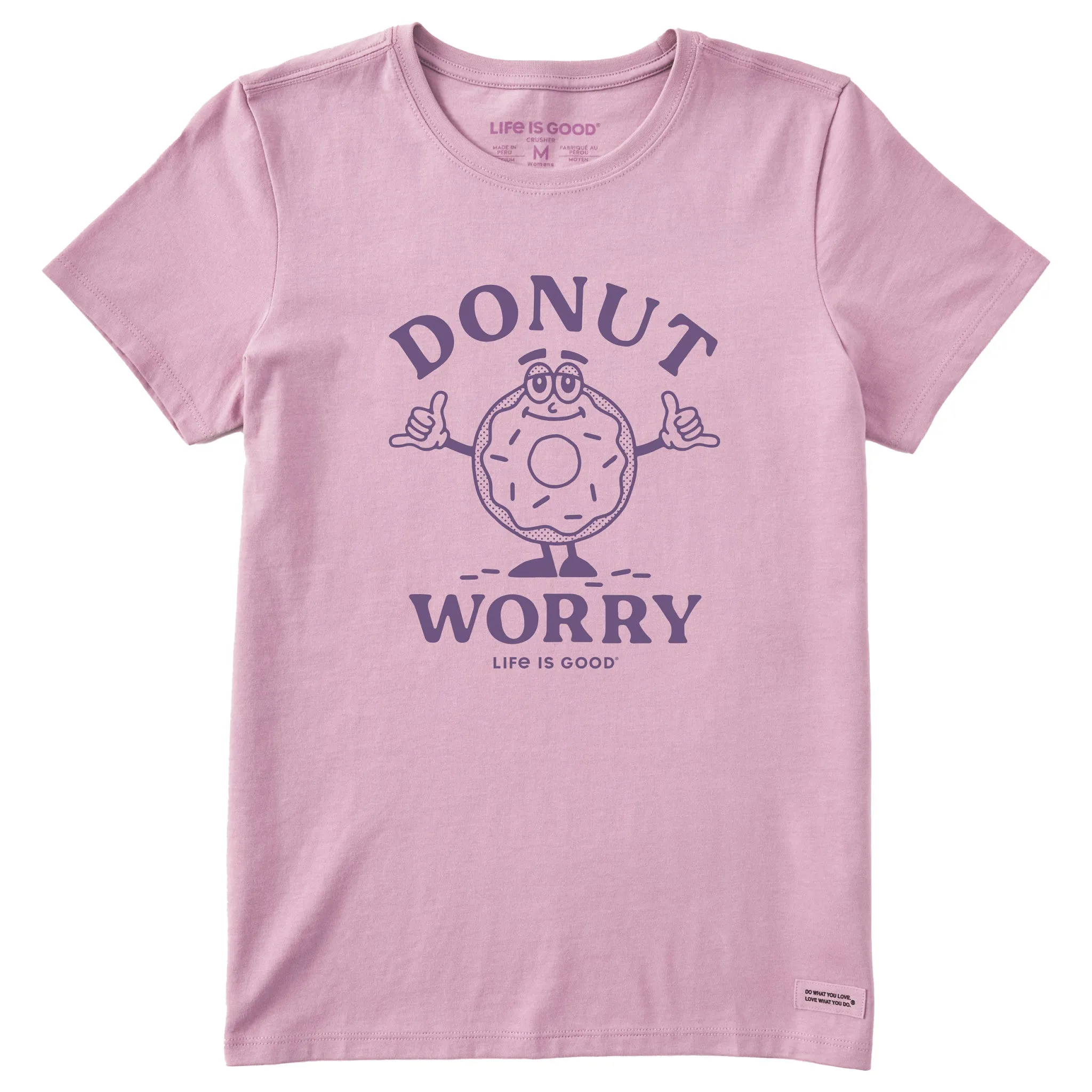 Women's Donut Worry Short Sleeve Tee Life is Good