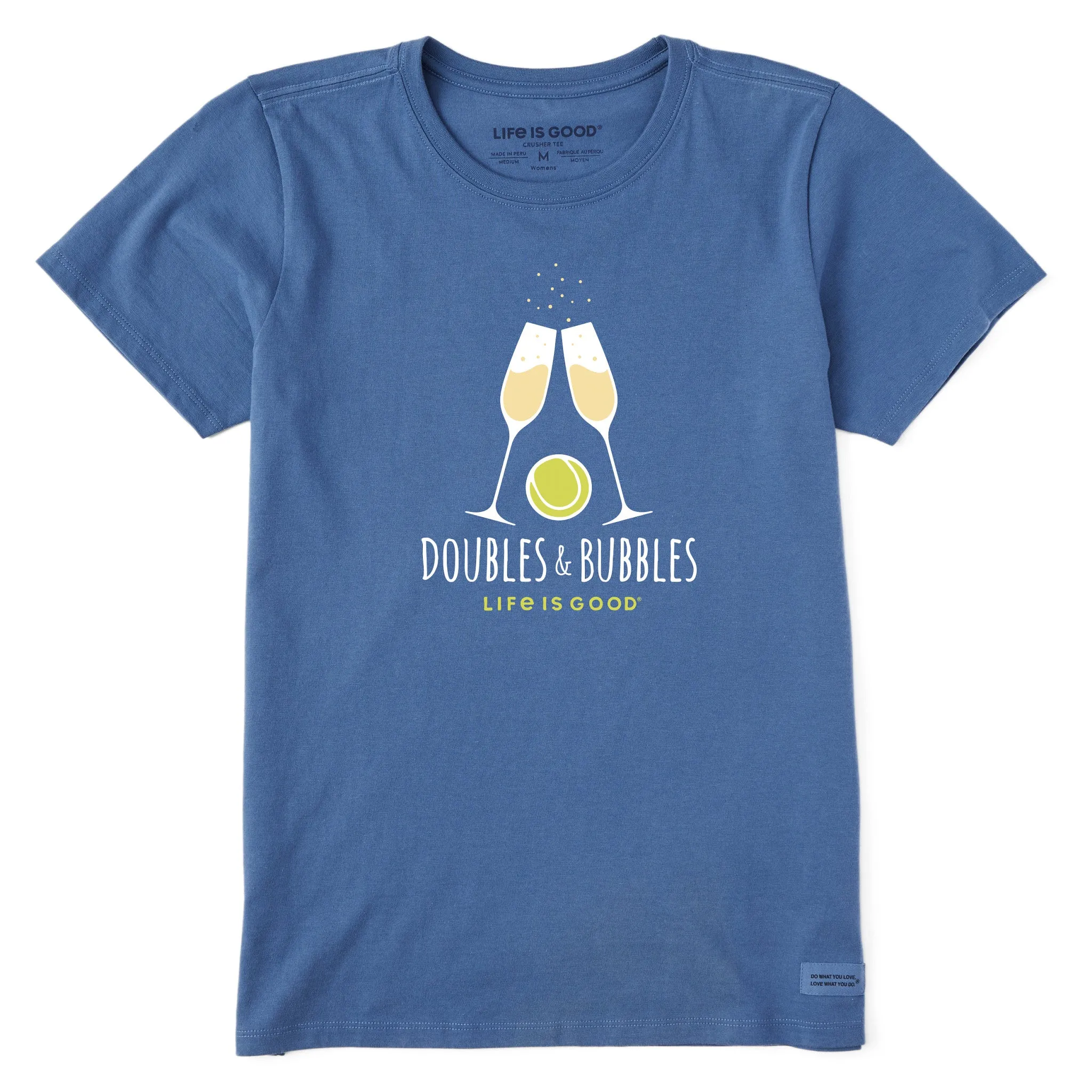 Women's Doubles & Bubbles Short Sleeve Tee Life is Good