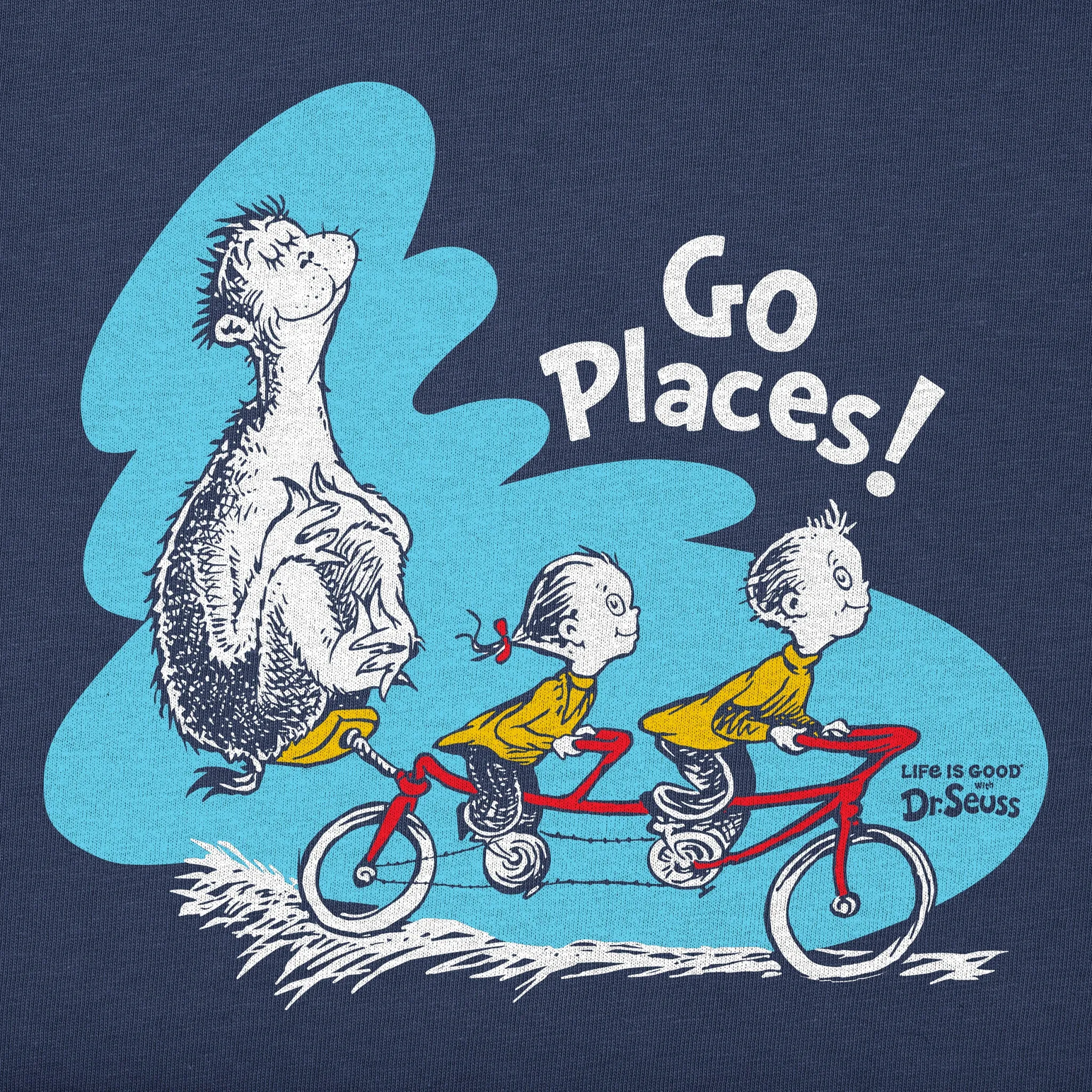 Women's Dr. Seuss Go Places Short Sleeve Tee Life is Good