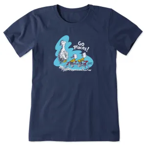 Women's Dr. Seuss Go Places Short Sleeve Tee Life is Good