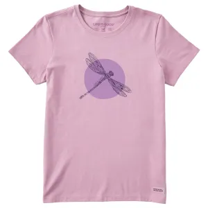 Women's Dragonfly Spotlight Short Sleeve Crusher Tee Life is Good