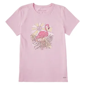 Women's Dreamy Flamingo Short Sleeve Tee Life is Good