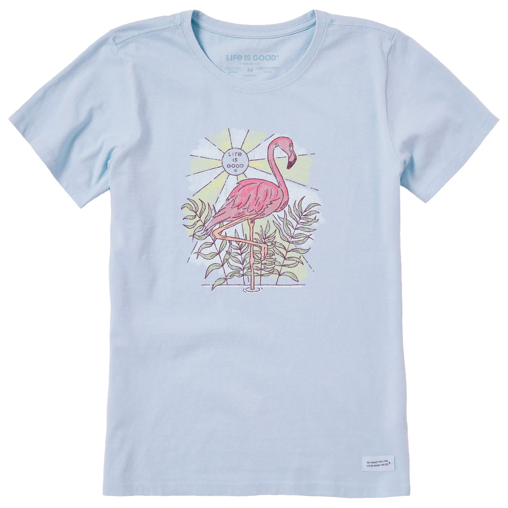Women's Dreamy Flamingo Short Sleeve Tee Life is Good
