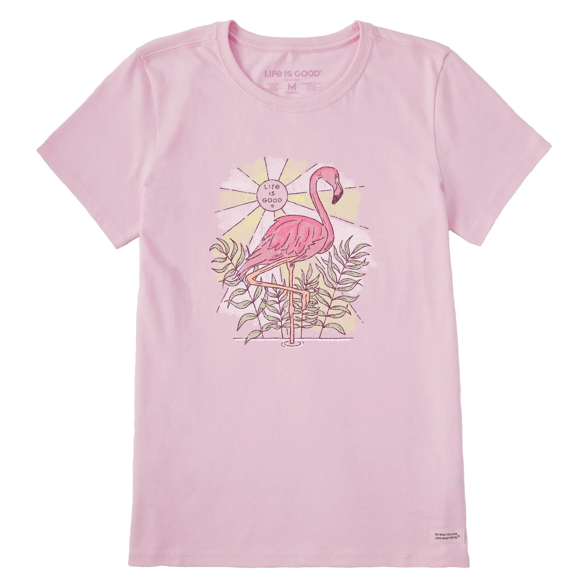 Women's Dreamy Flamingo Short Sleeve Tee Life is Good