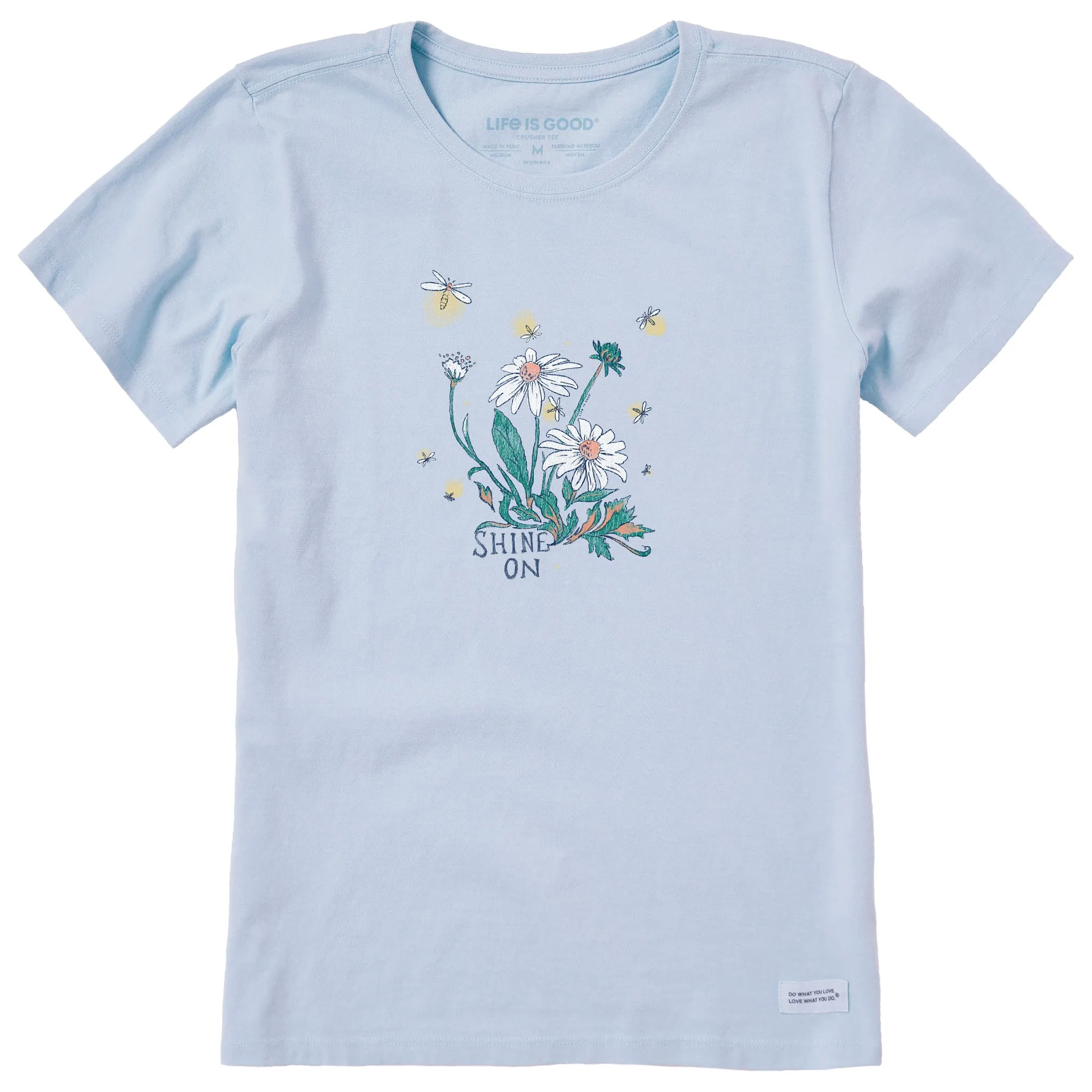Women's Dreamy Shine On Daisies Short Sleeve Crusher Tee Life is Good