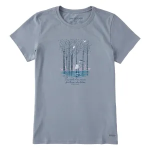 Women's Earth Has Music Heron Short Sleeve Tee Life is Good