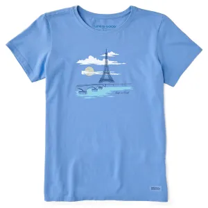 Women's Eiffel Tower Short Sleeve Tee Life is Good