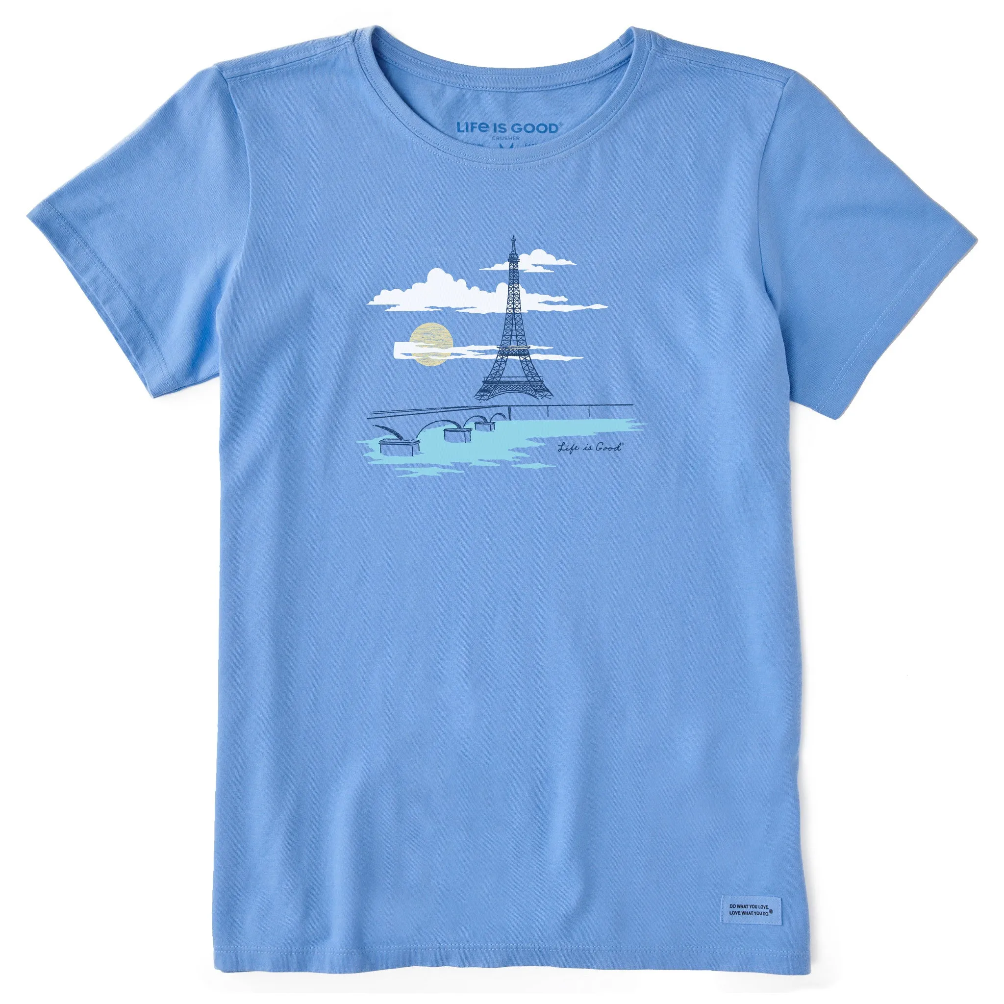 Women's Eiffel Tower Short Sleeve Tee Life is Good