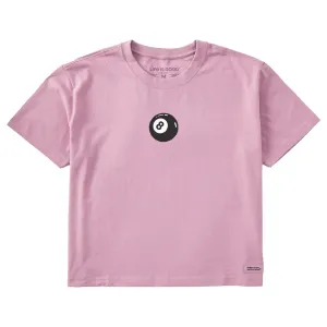 Women's Eight Ball Mini Short Sleeve Crusher Boxy Tee Life is Good
