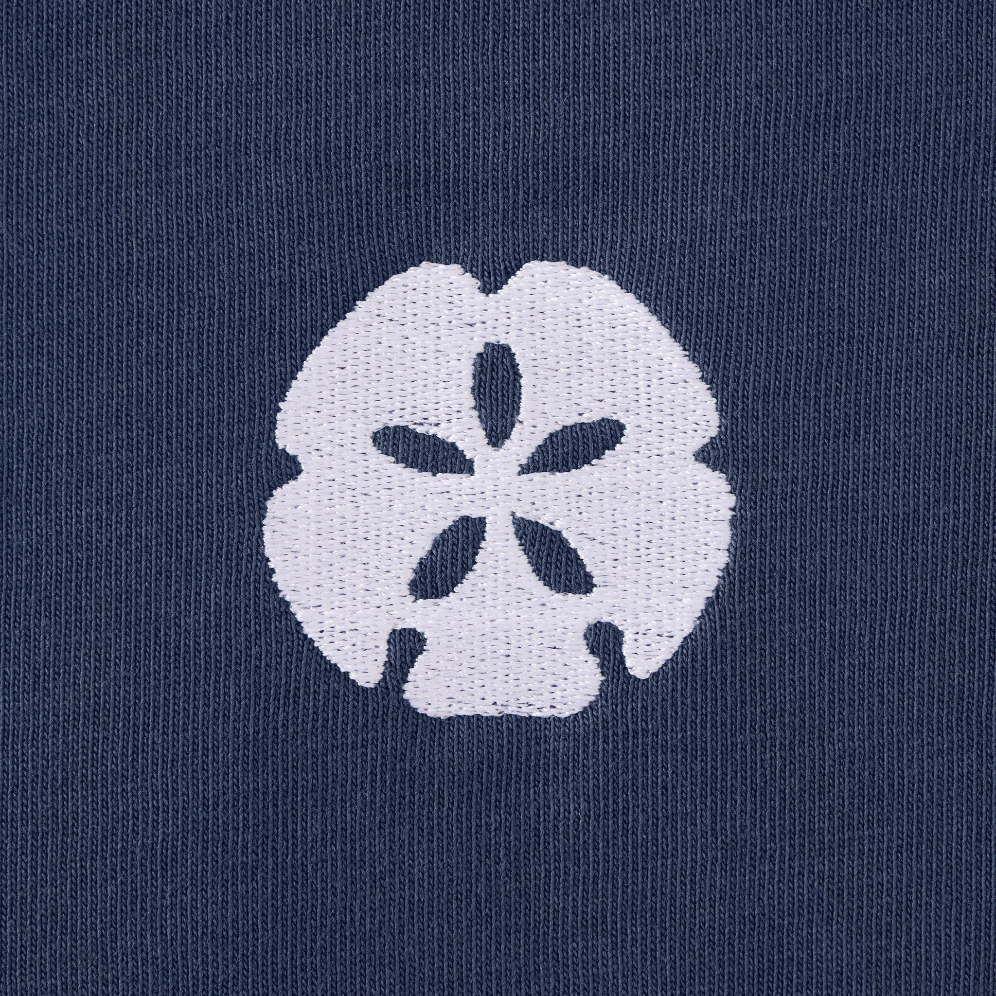 Women's Embroidered Sand Dollar Long Sleeve Crusher Tee Life is Good
