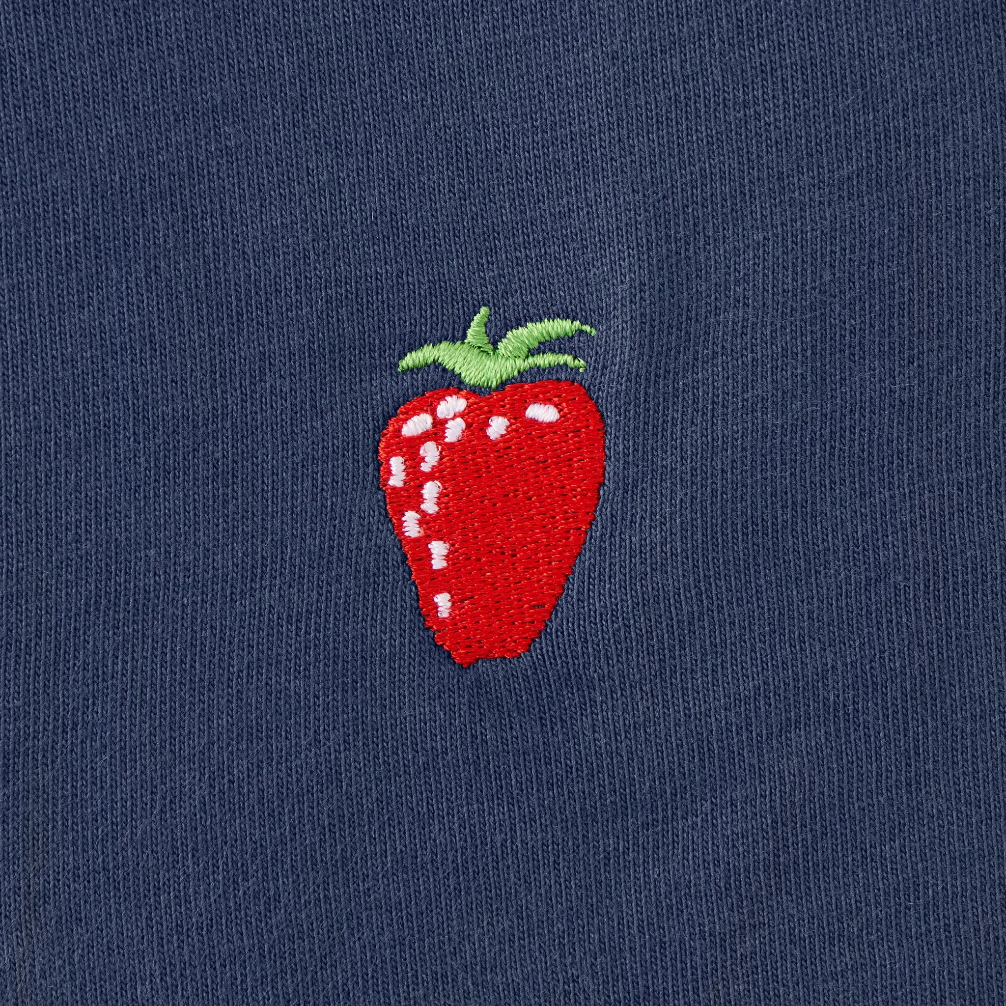Women's Embroidered Strawberry Short Sleeve Crusher Tee Life is Good