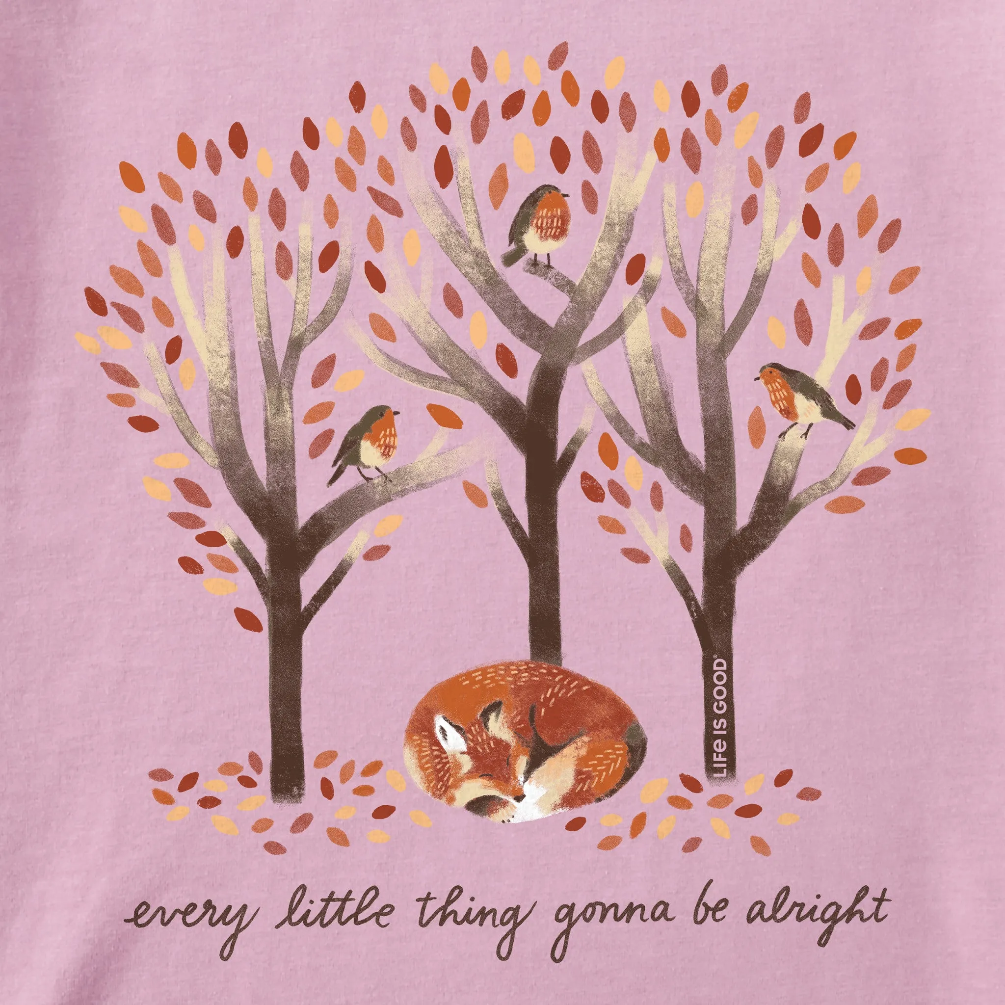 Women's Every Little Thing Fox Long Sleeve Crusher Tee Life is Good