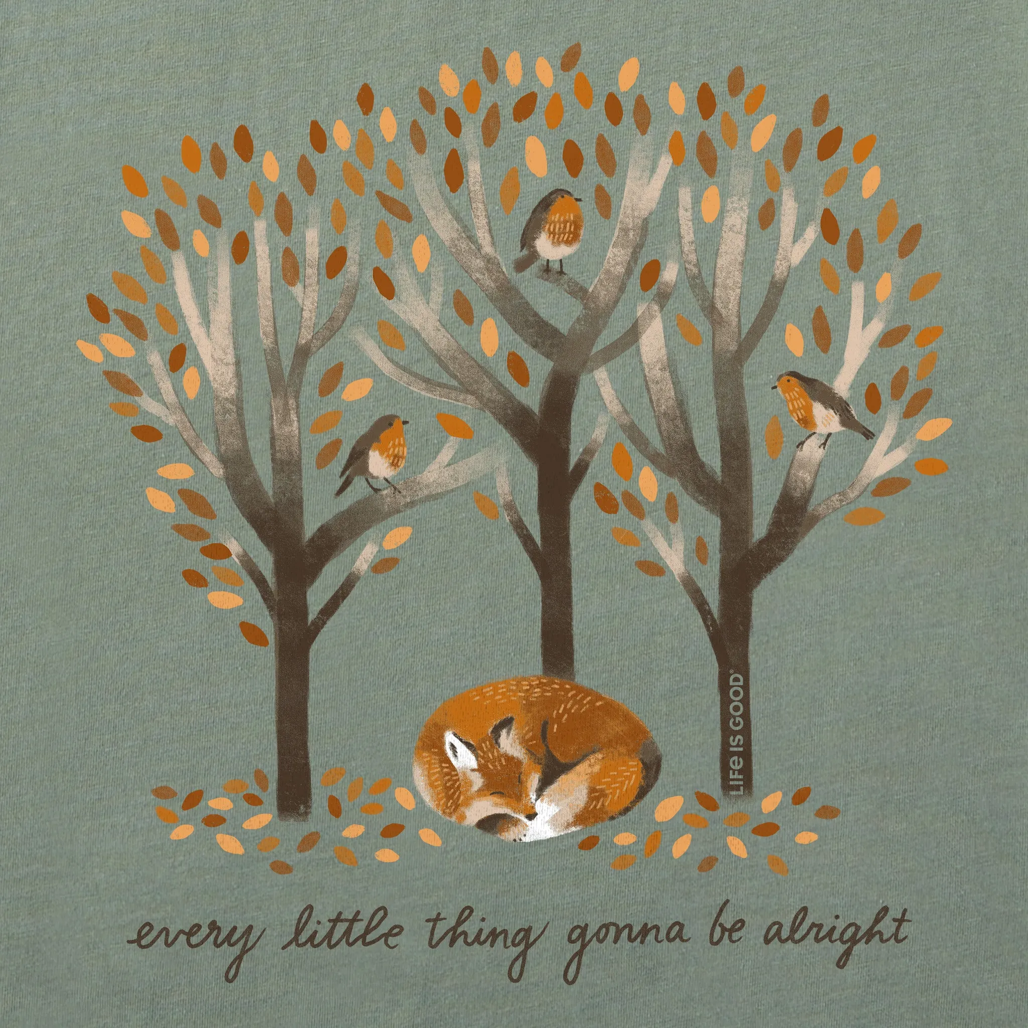 Women's Every Little Thing Fox Long Sleeve Crusher Tee Life is Good