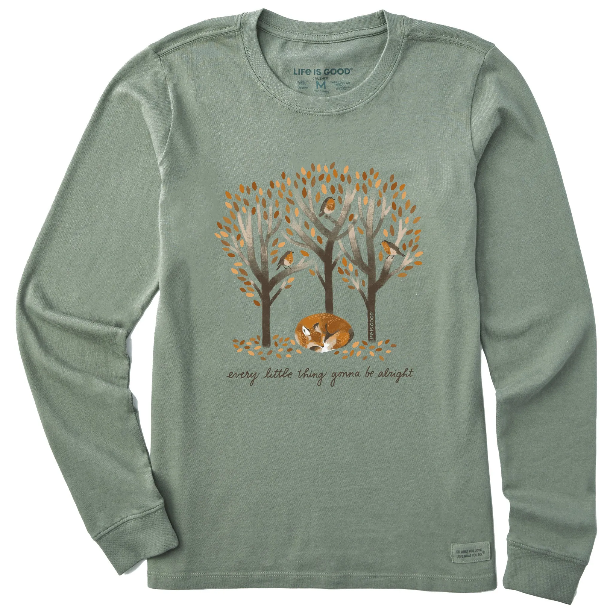 Women's Every Little Thing Fox Long Sleeve Crusher Tee Life is Good