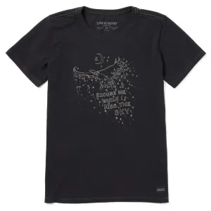 Women's Excuse Me While I Kiss the Sky Short Sleeve Tee Life is Good