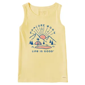 Women's Explore More Sunset Crusher Tank Life is Good