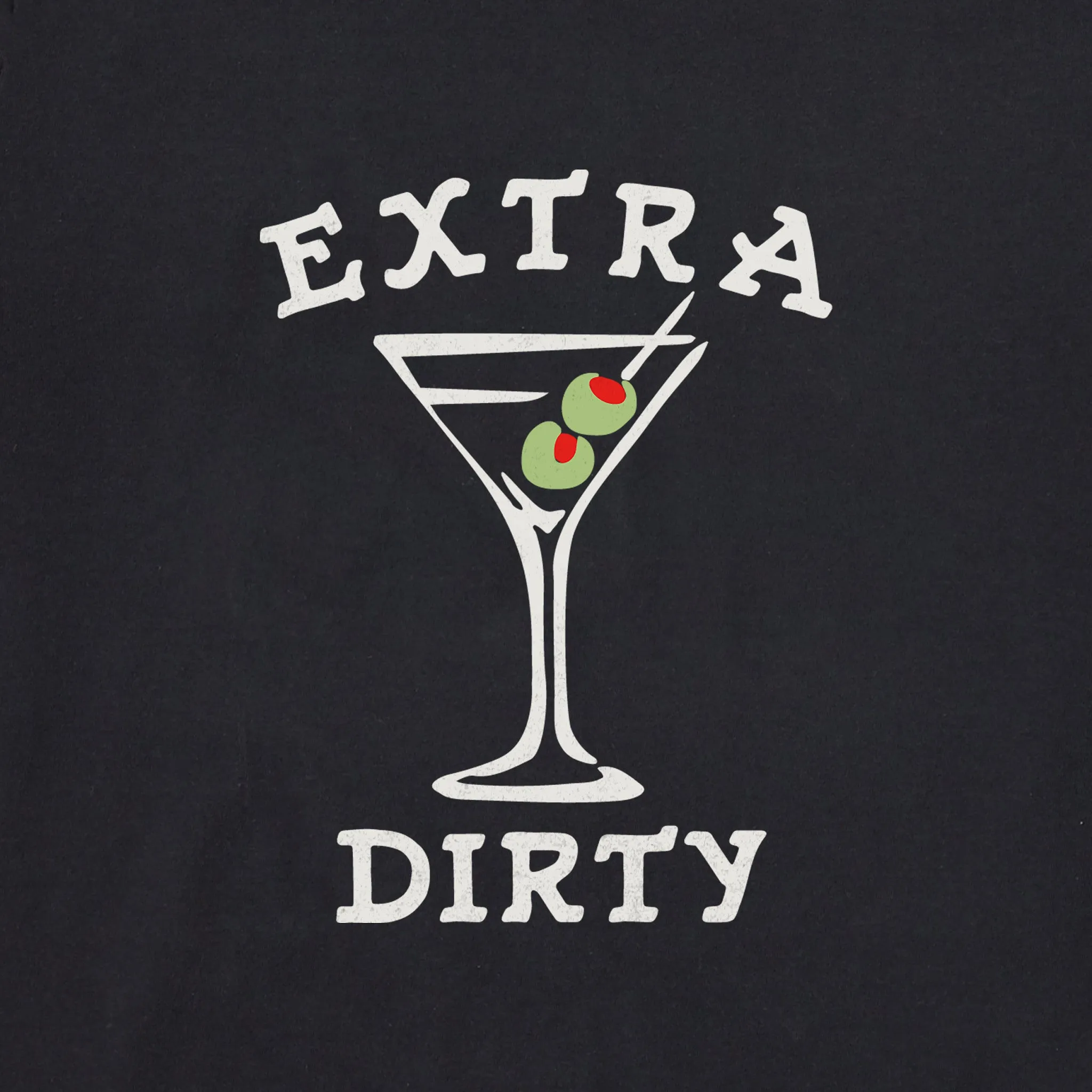 Women's Extra Dirty Martini Mini Short Sleeve Crusher Vee Life is Good