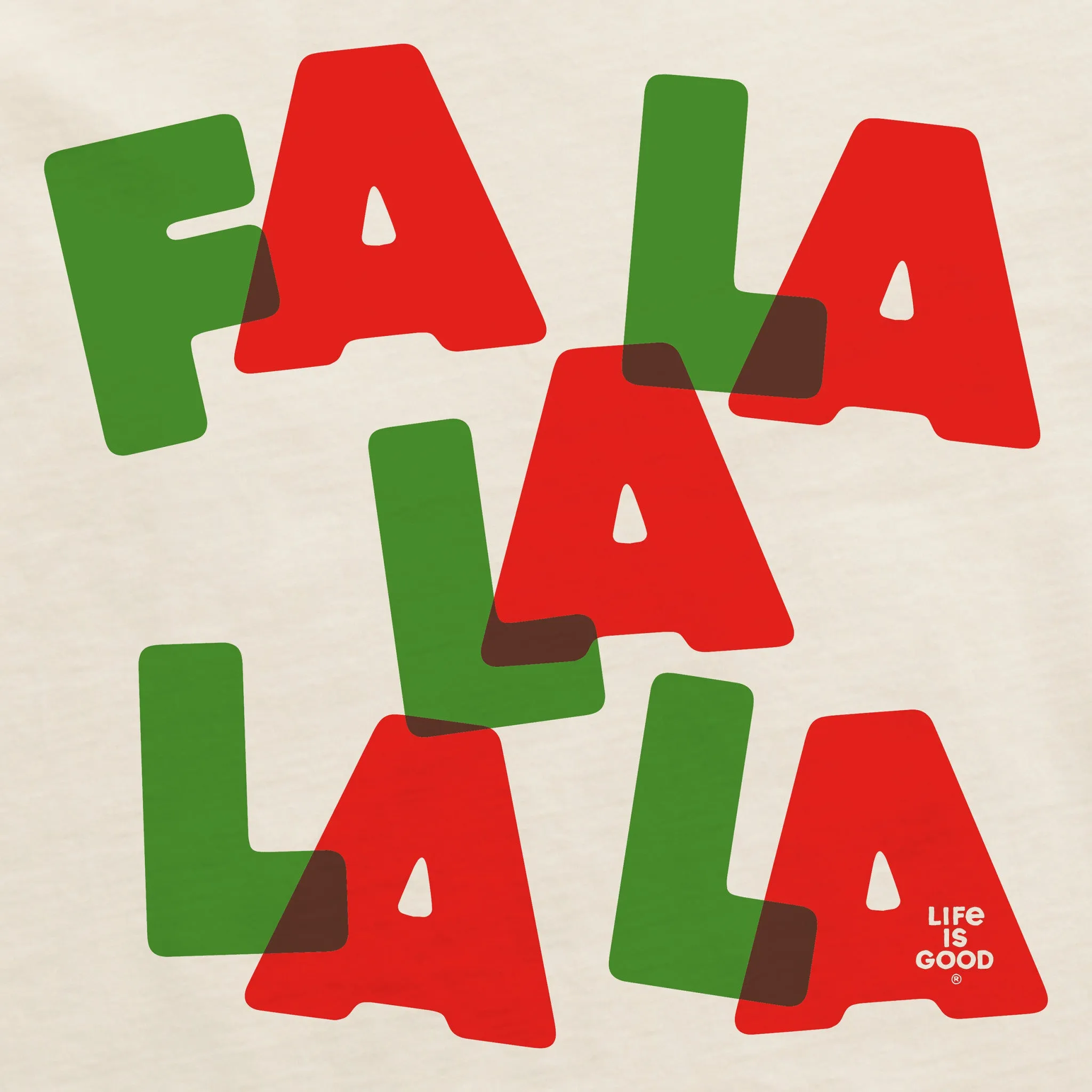 Women's Fa La La Short Sleeve Crusher Tee Life is Good