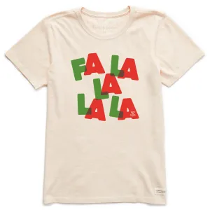 Women's Fa La La Short Sleeve Crusher Tee Life is Good