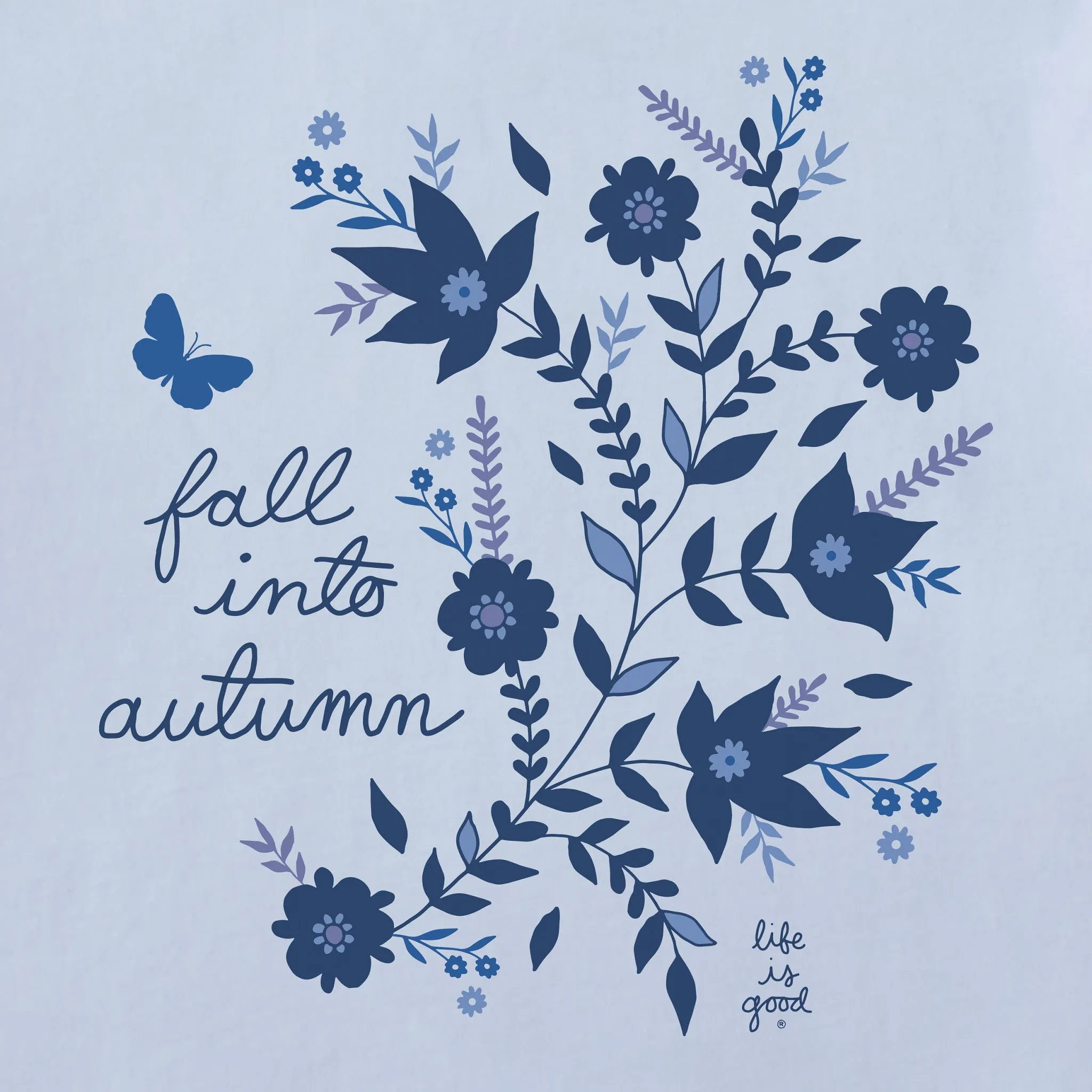 Women's Fall Into Autumn Long Sleeve Crusher Tee Life is Good
