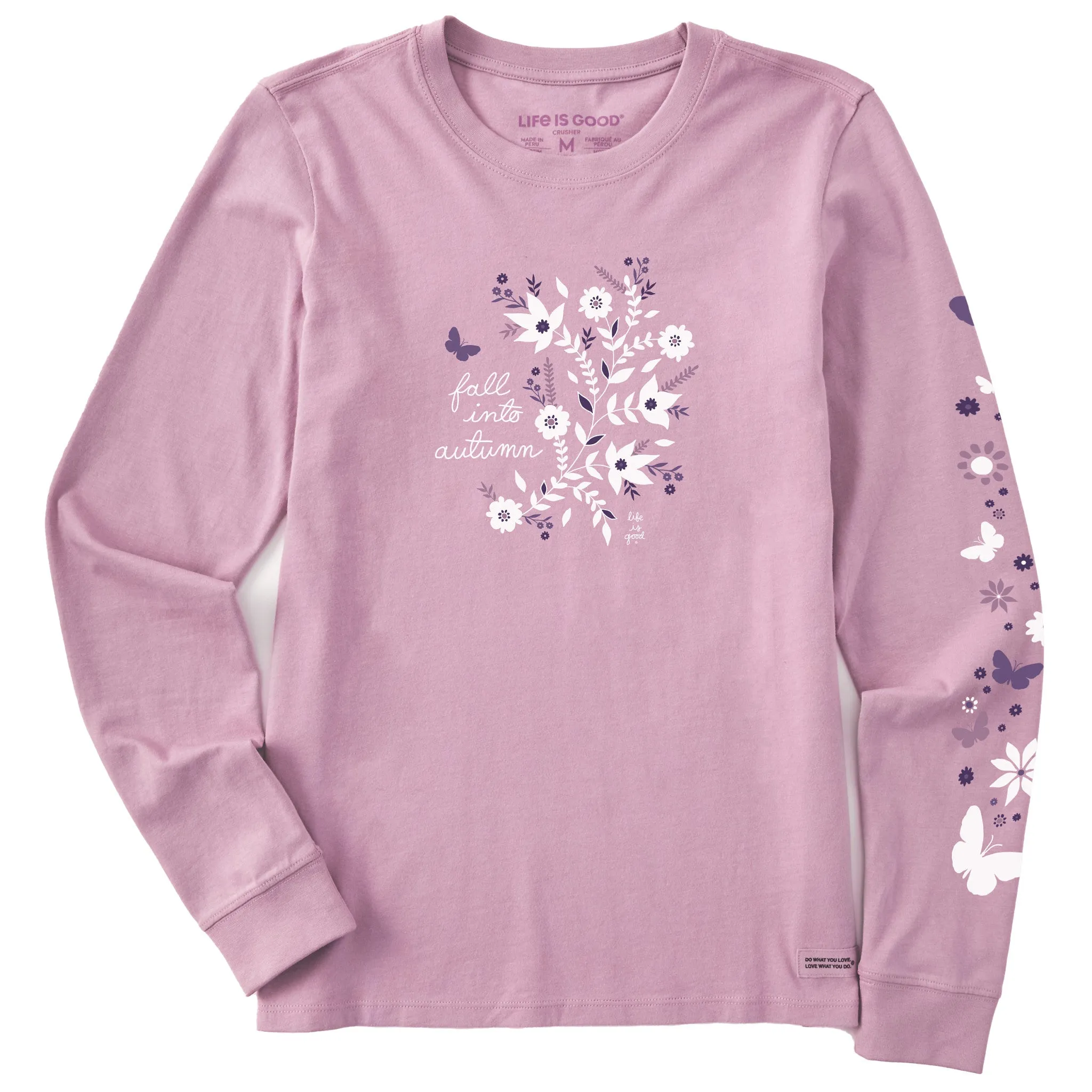 Women's Fall Into Autumn Long Sleeve Crusher Tee Life is Good