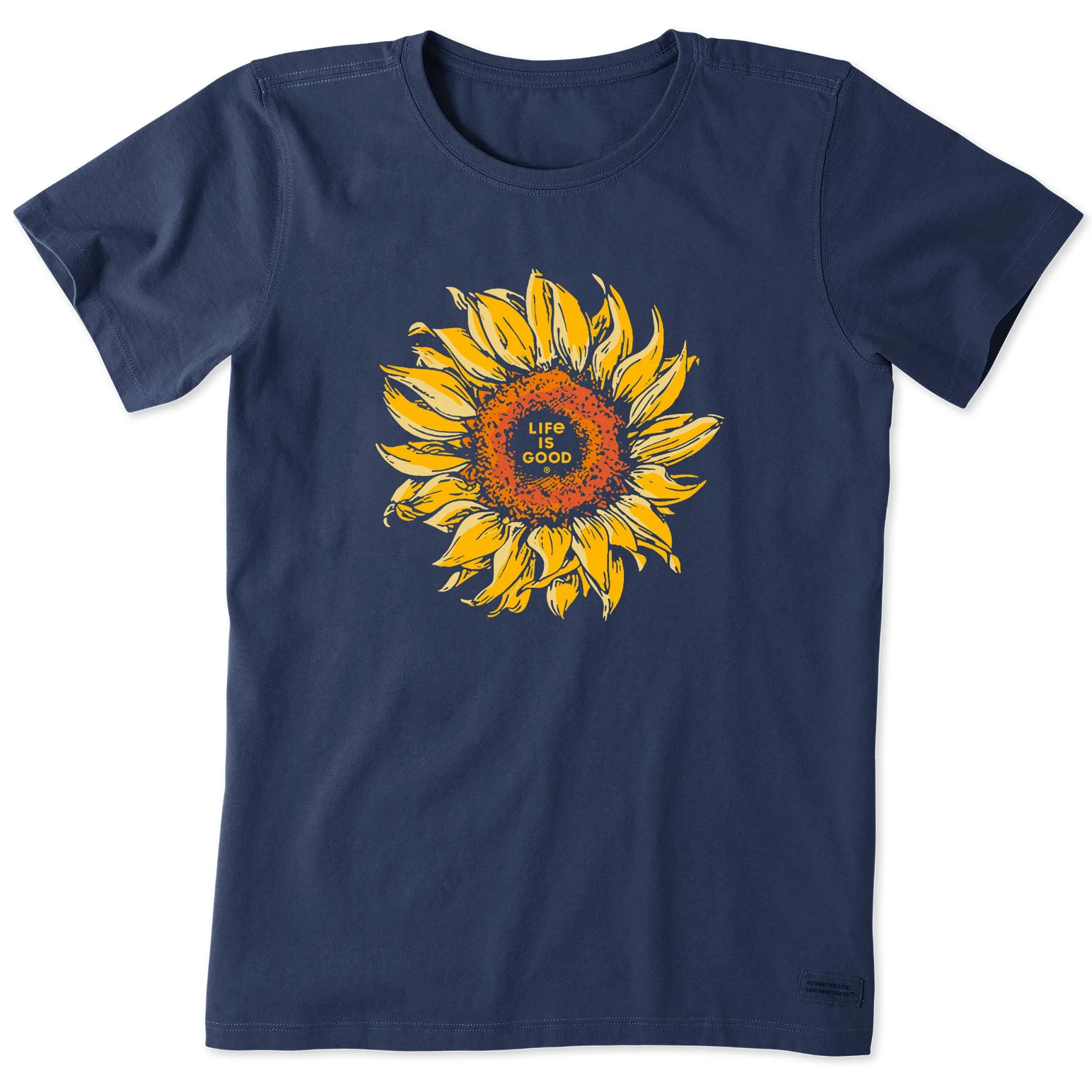 Women's Fall Sunflower Tee Life is Good