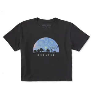 Women's Fall Walk Breathe Short Sleeve Crusher Boxy Tee Life is Good