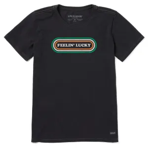 Women's Feelin' Lucky Stripey Pill Short Sleeve Tee Life is Good