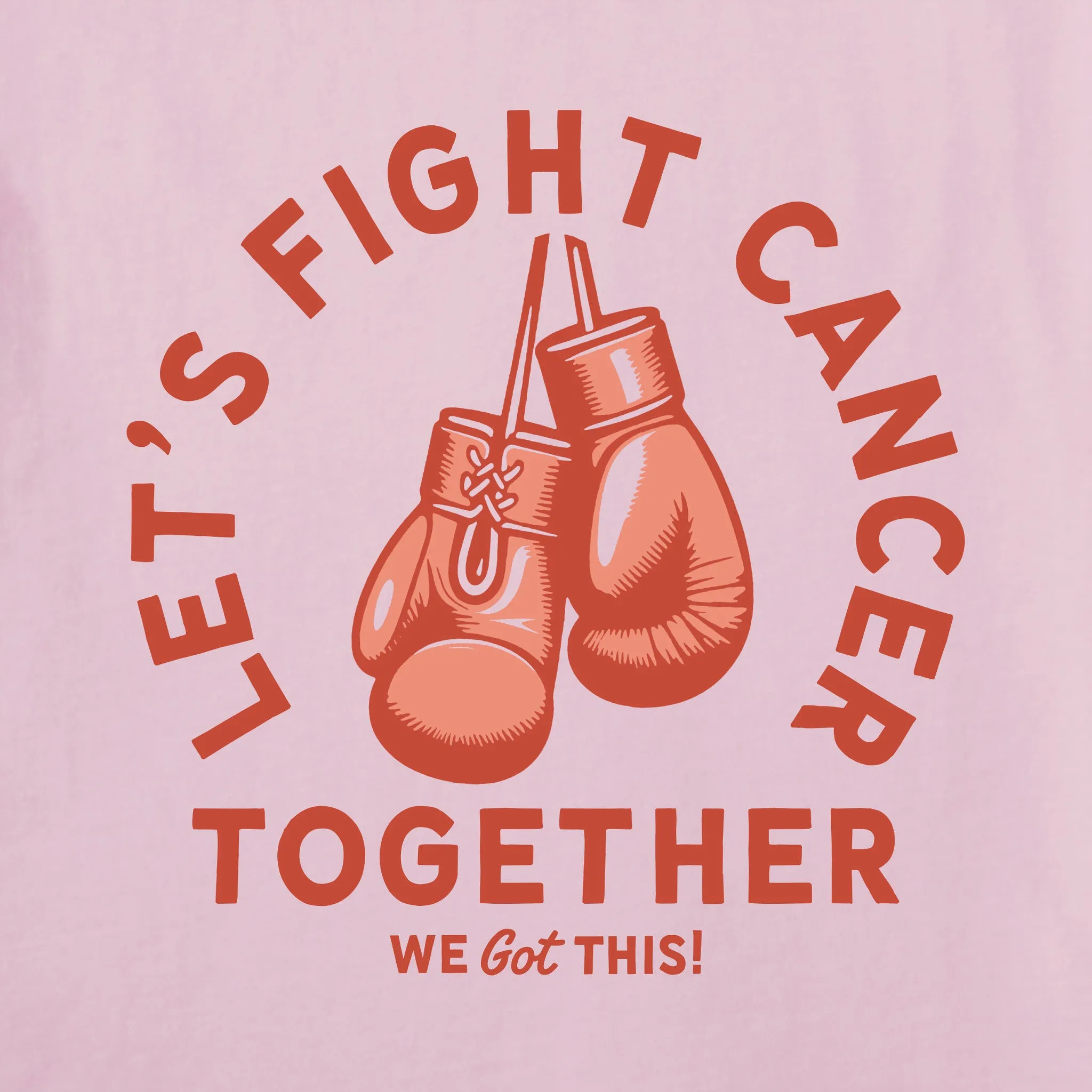 Women's Fight Cancer Short Sleeve Tee Life is Good