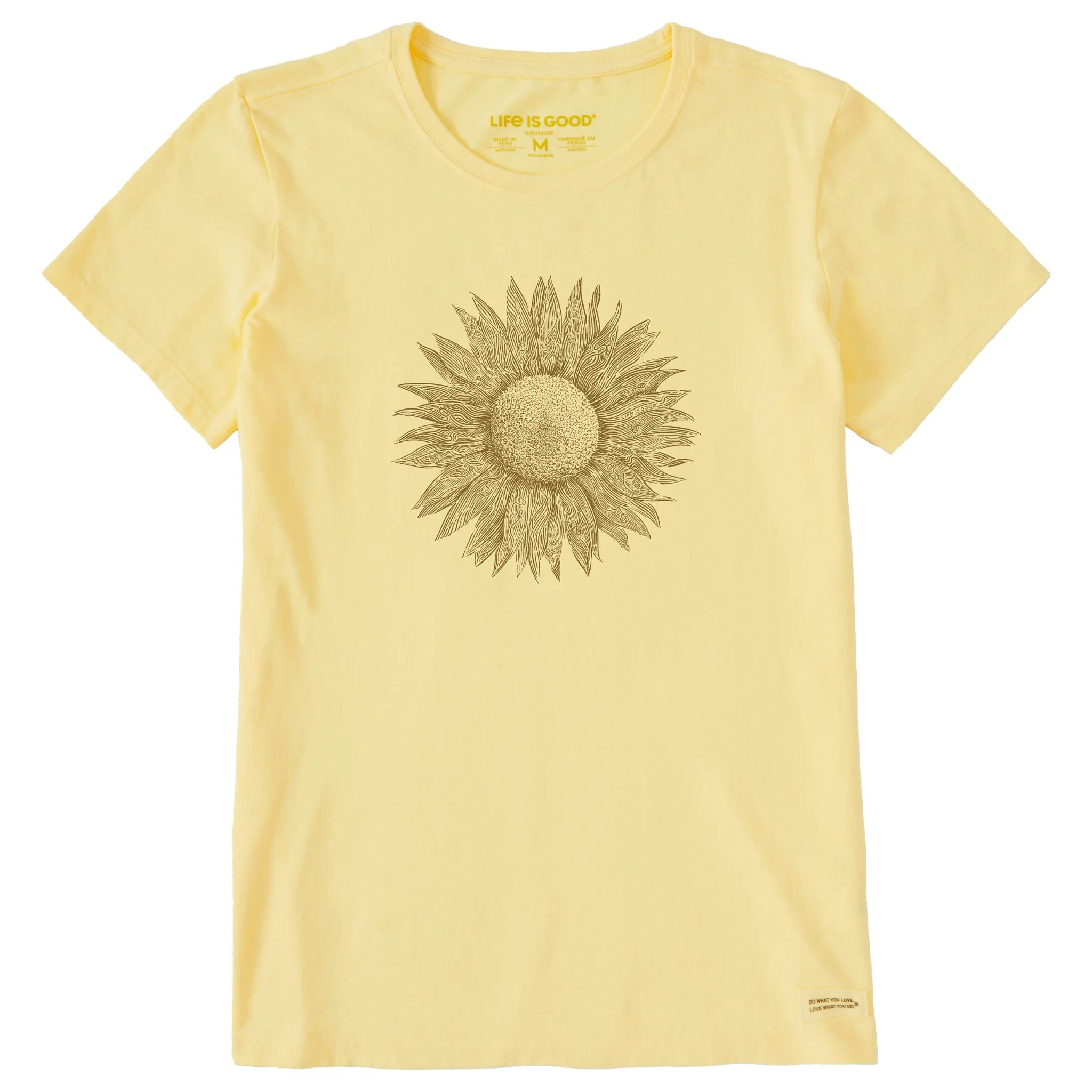 Women's Fineline Sunflower Short Sleeve Tee Life is Good