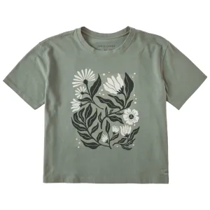 Women's Floral Array Short Sleeve Crusher Boxy Tee Life is Good