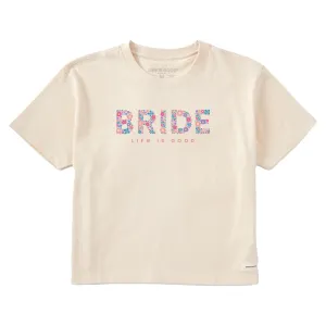 Women's Floral Tribe Short Sleeve Crusher Boxy Tee Life is Good