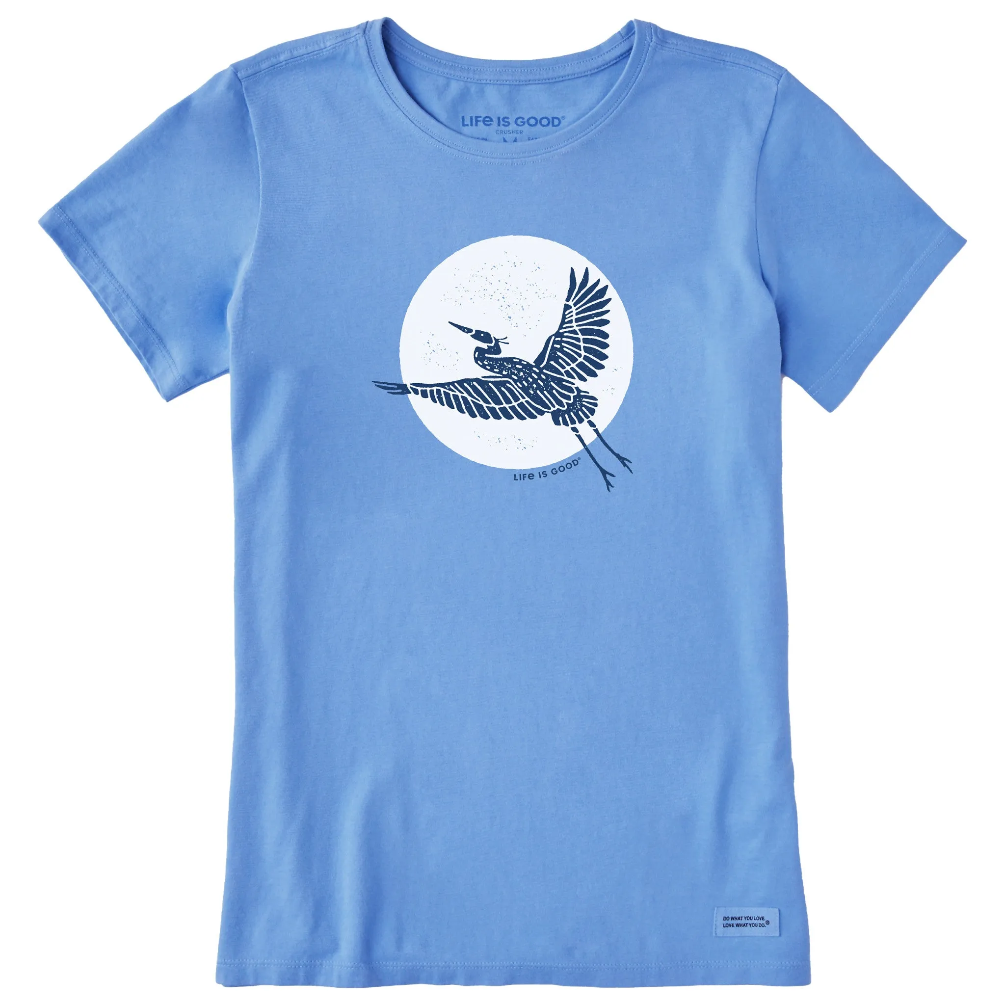Women's Flying Heron Short Sleeve Tee Life is Good