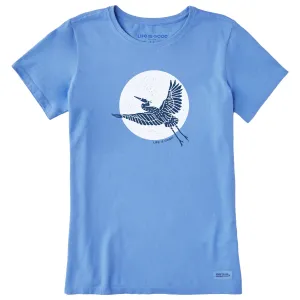 Women's Flying Heron Short Sleeve Tee Life is Good
