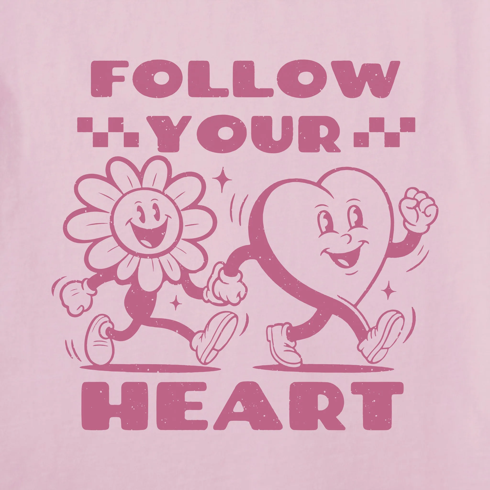 Women's Follow Your Heart Mascots Short Sleeve Crusher Tee Life is Good