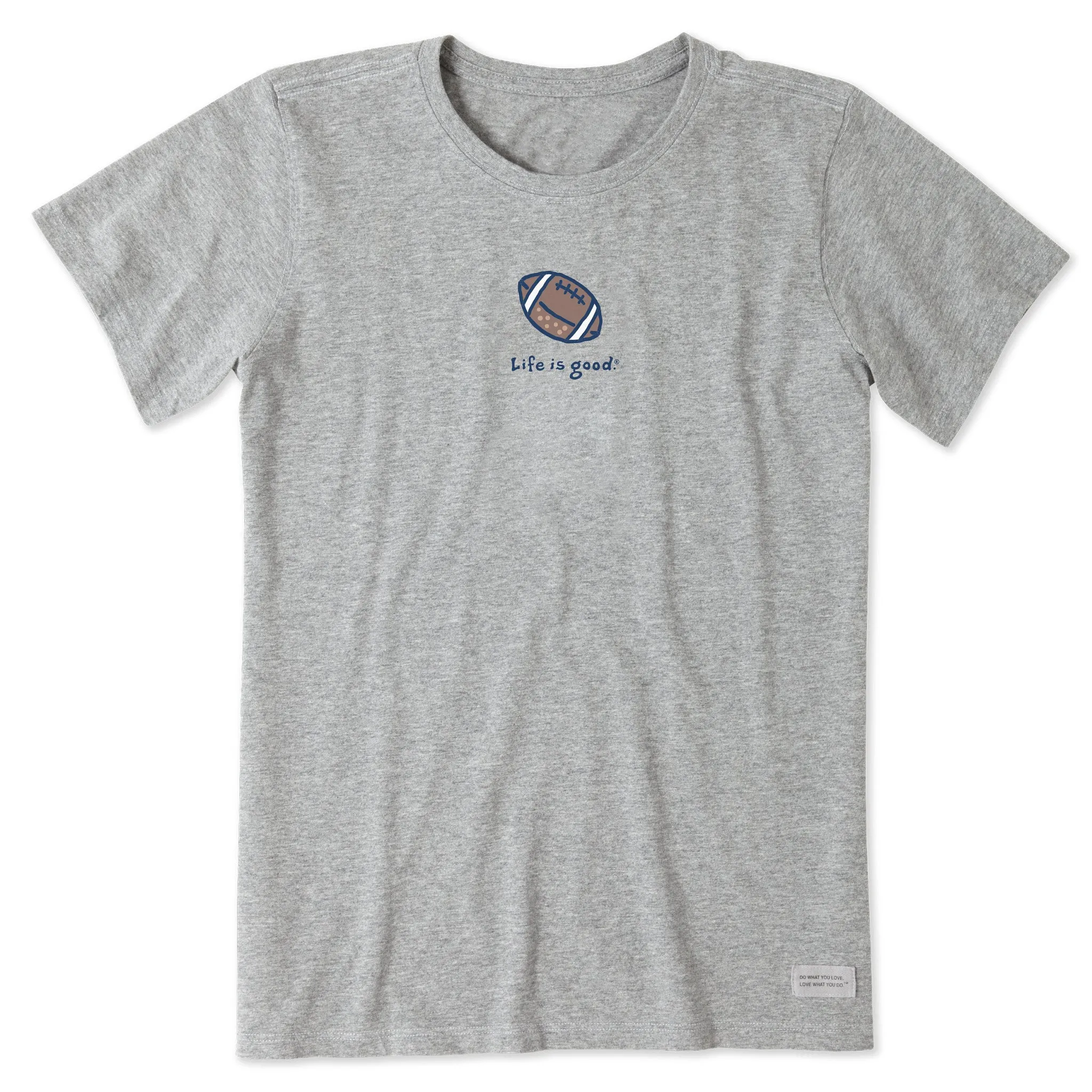 Women's Football Icon Short Sleeve Tee Life is Good