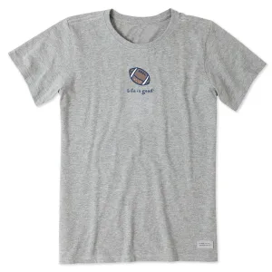 Women's Football Icon Short Sleeve Tee Life is Good