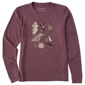 Women's Forest Floor Medley Long Sleeve Crusher Tee Life is Good
