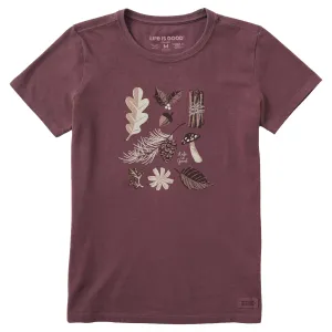 Women's Forest Floor Medley Short Sleeve Crusher Tee Life is Good