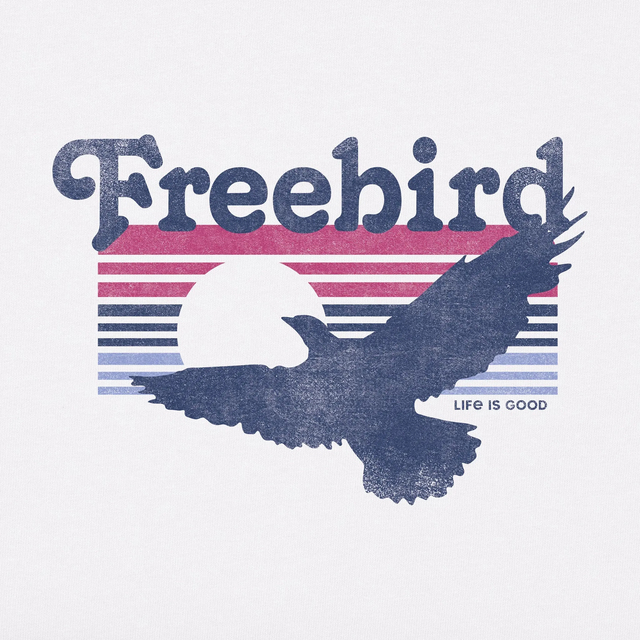 Women's Freebird Long Sleeve Crusher Tee Life is Good