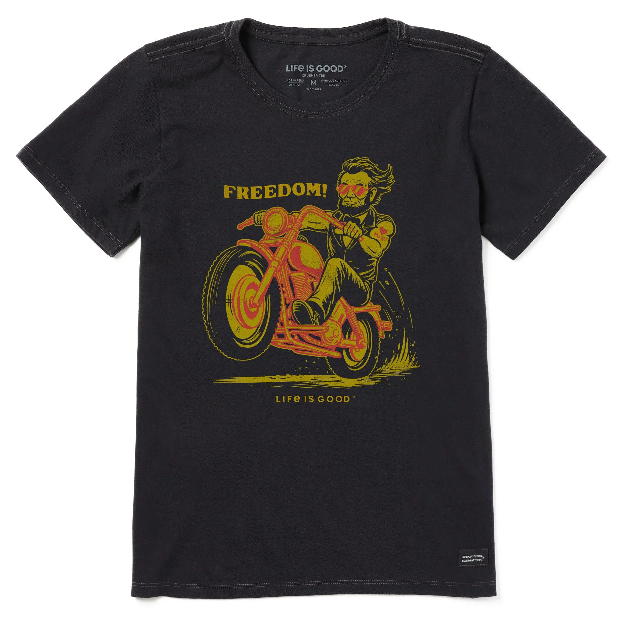 Women's Freedom! Lincoln Short Sleeve Tee Life is Good