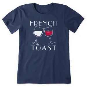 Women's French Toast Short Sleeve Tee Life is Good