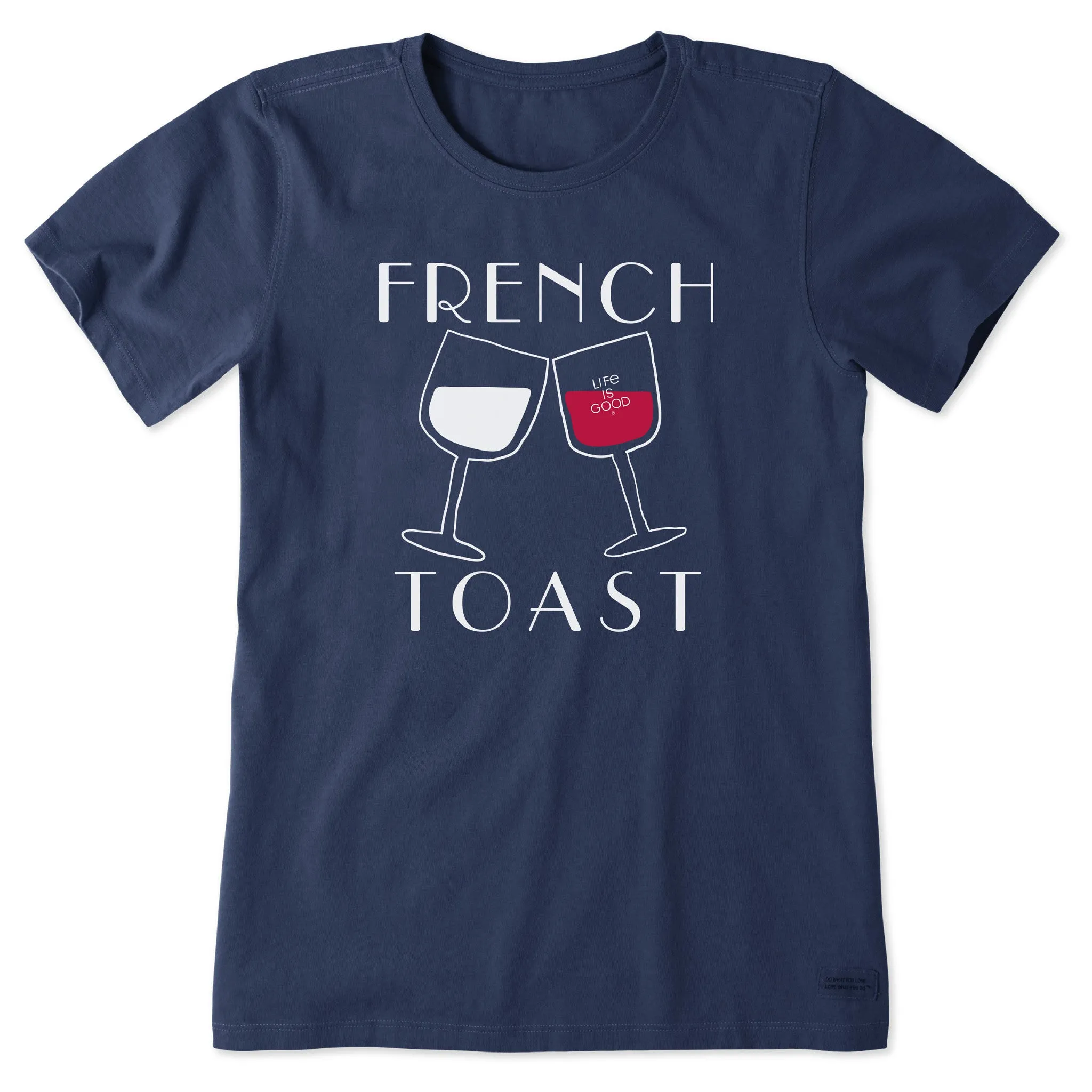 Women's French Toast Short Sleeve Tee Life is Good