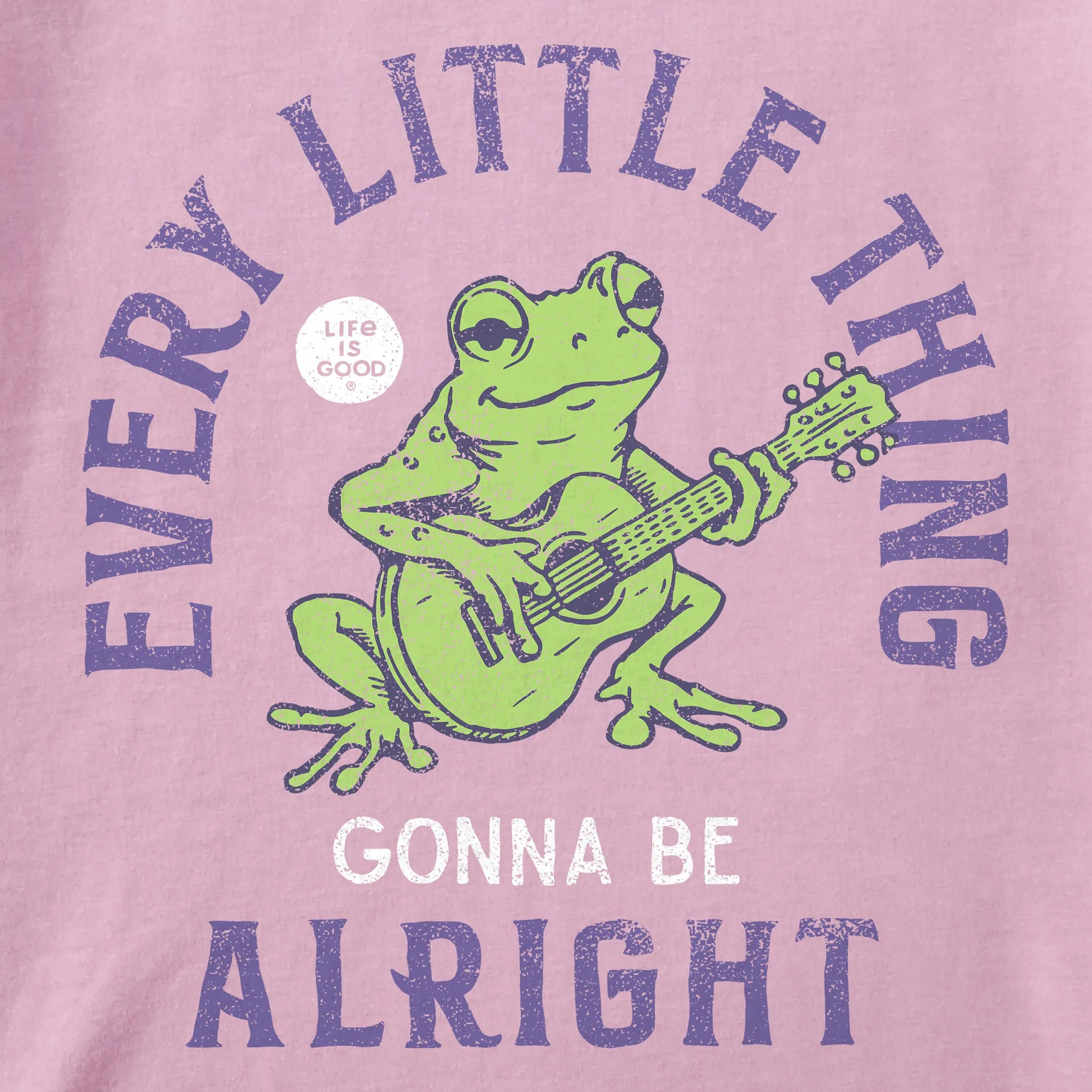 Women's Frog Gonna Be Alright Short Sleeve Tee Life is Good