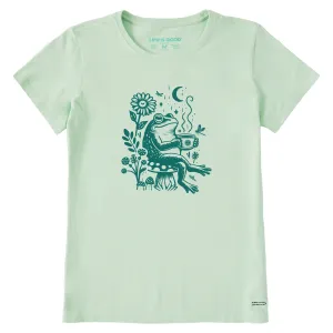 Women's Frog on Break Short Sleeve Crusher Tee Life is Good