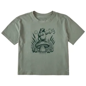 Women's Frog Solo Short Sleeve Crusher Boxy Tee Life is Good